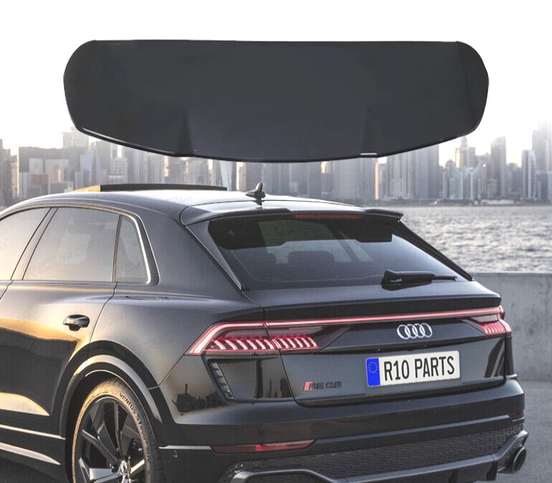 AILERON SPOILER AUDI Q8 18-23 LOOK RSQ8 PRETO BRILHANTE
