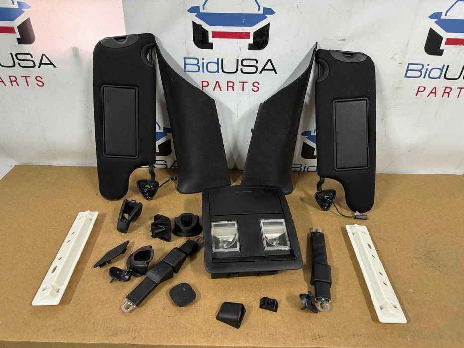 Kompletna Podsufitka Dodge Challenger 15+ Czarna rączki słupki lampki