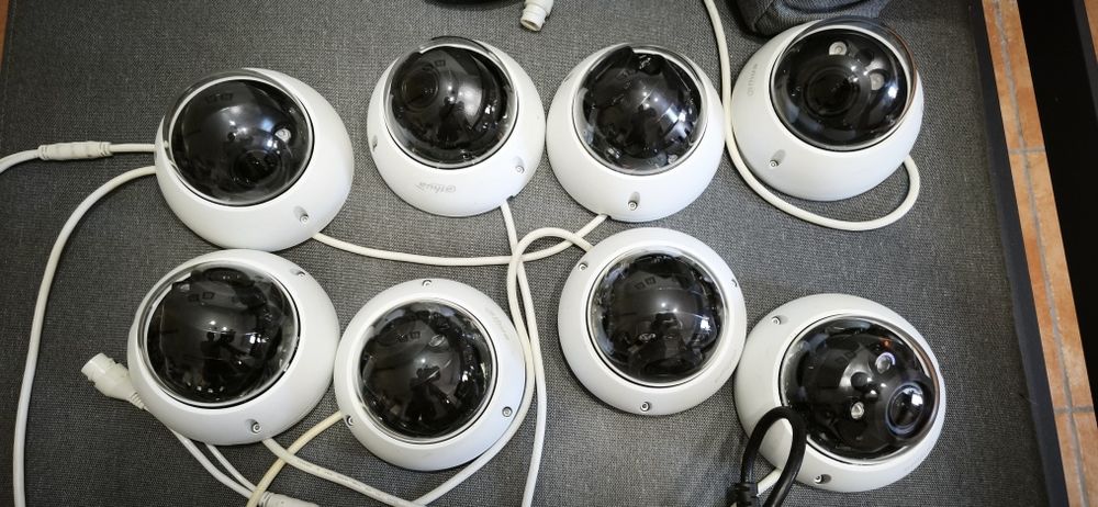 NVR POE dahua 16 canais com 8 câmaras varifocais e HDD 4TB