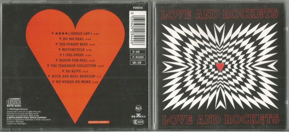 LOVE AND ROCKETS (Bauhaus) - Love And Rockets CD [EU]