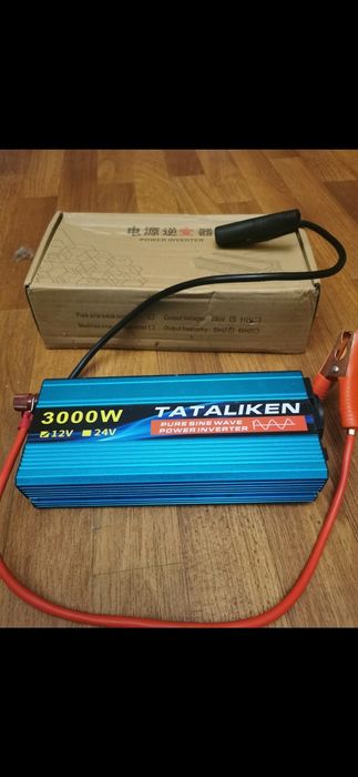 Инаертор Datouboss 12v - 220v. 1500-3000 w.  Чистый синус. Новые.!
