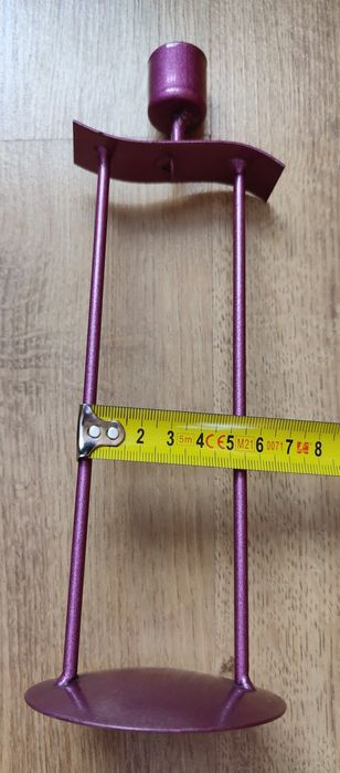 Świecznik fioletowy