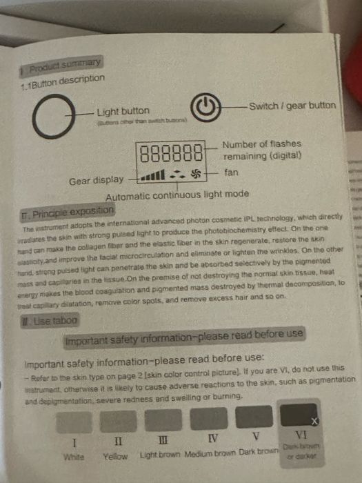 Фотоэпилятор / лазерный эпилятор Sokany SK-3022