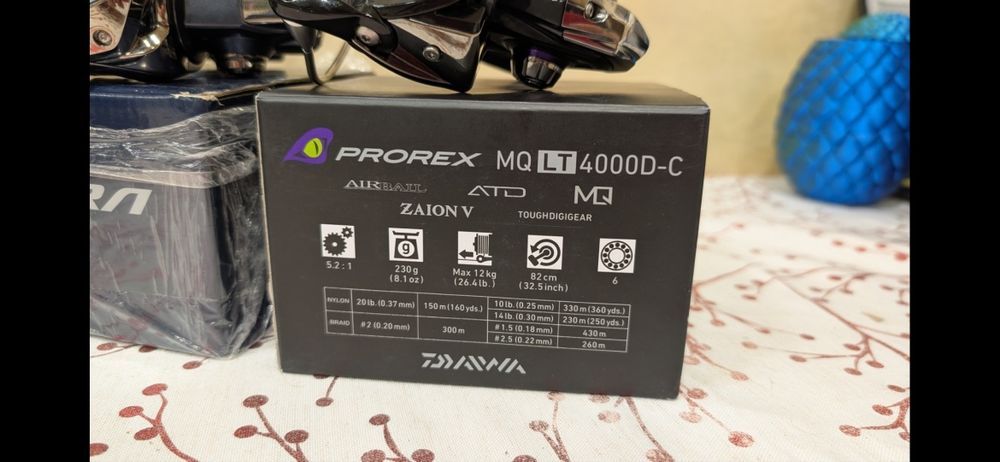 Катушки Shimano ultegra 4000 Daiwa Prorex MQ lt 4000D-C