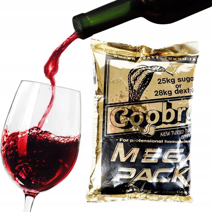 Drożdże Cobra Coobra Mega Pack na 25kg cukru SUPER