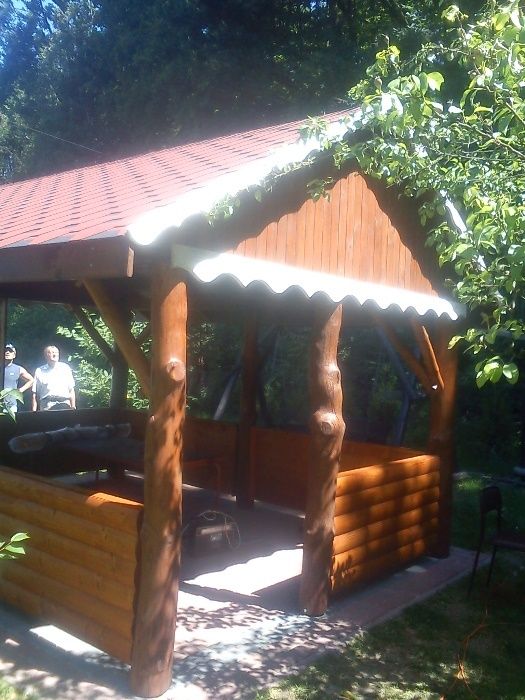 Altanka altana drewniana bieśiadna z bala