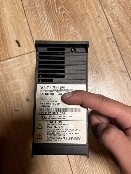 Частотник Danfoss VLT Micro Drive