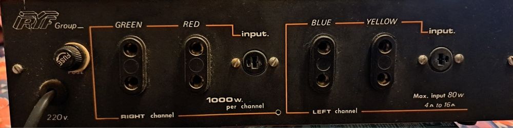 Controlo luzes psicadélicas RYF