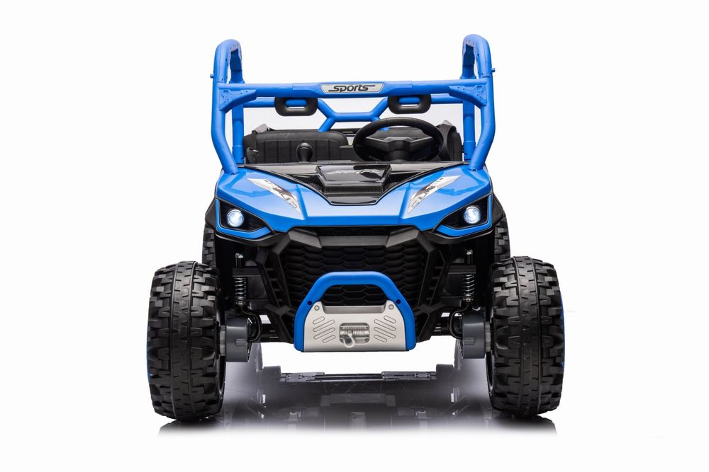 +Kluczyk 4x4 24V Auto na akumulator Farmer Truck UTV Racing Niebieski