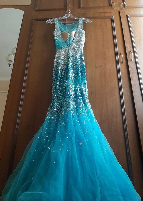 Розкішна вечірня сукня-рибка Night Moves by Allure (США)