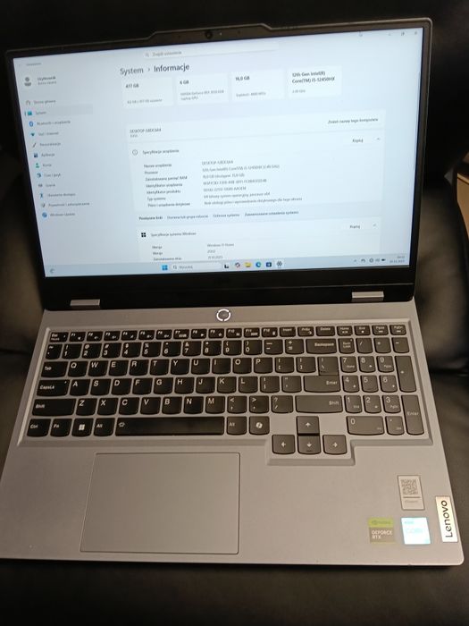Lenovo LOQ, Intel I5-12450HX, 512GB, GeForceRTX3050 6GB,RAM 16GB,WIN11