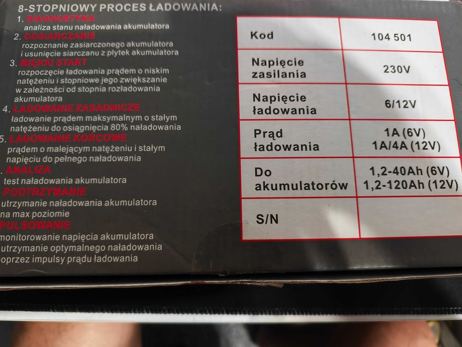 Prostownik Charge 50 LCD