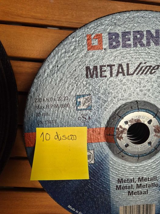 80 Discos BERNER e outros para Metal – NOVOS/nunca usados