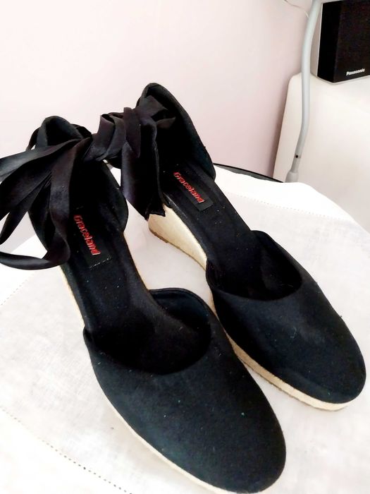 Espadryle  czarne roz.39