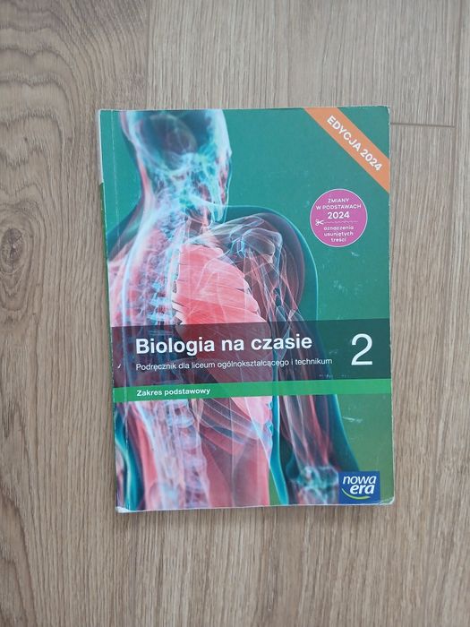 Książka do biologi.