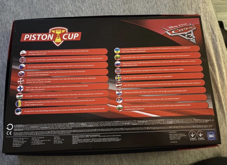Gra planszowa dla dzieci Trefl Piston Cup Auta 3
