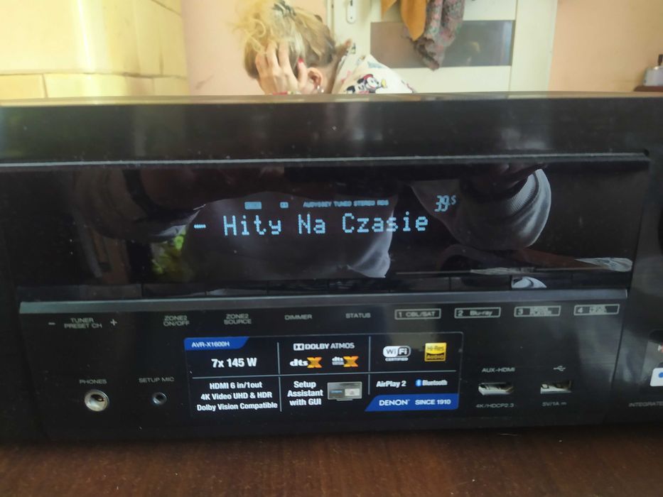 Sprzedam amplituner Denon avr-x1600h- użyty parę razy.