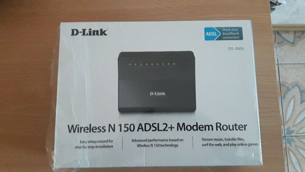 Роутер D-Link DSL-2640U Модем Укртелеком
