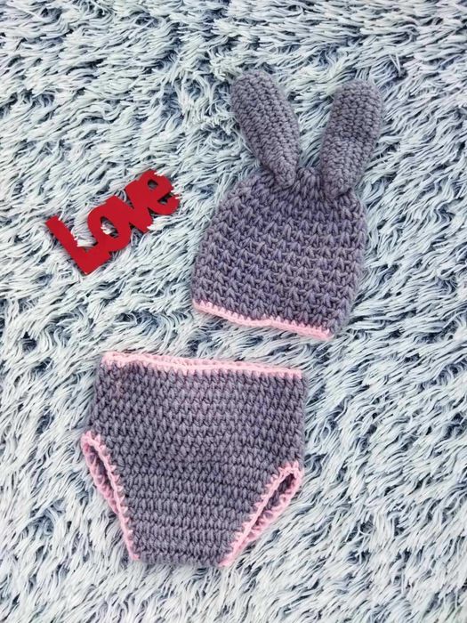 Комплект,набор для фотосессии новорожденн зайка,зайчик,newborn,ньюборн