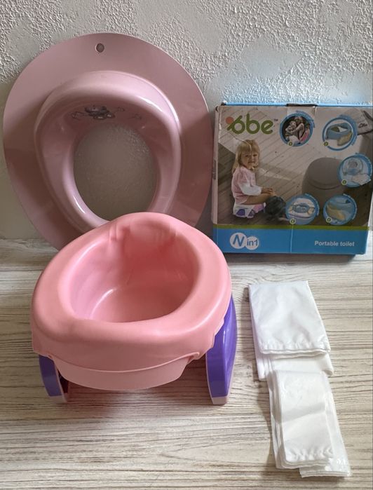 Дорожній горшік та накладка на унітаз дитяча