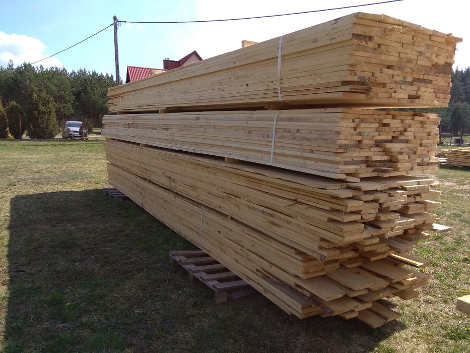 Deski calówki (25 mm) budowlane, szalunkowe i na dachy.