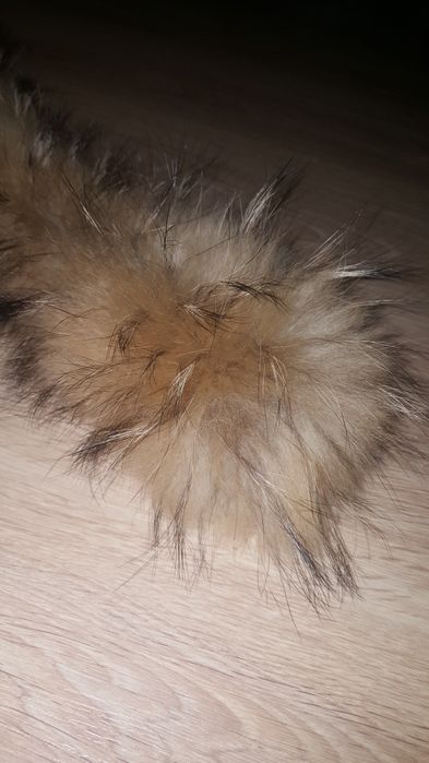 Мех енота натуральный 75 см новый