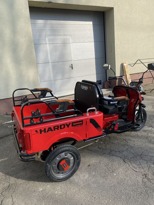 Електричний трицикл із кузовом CORSO HARDY-10 S 1200W-60V-38Ah