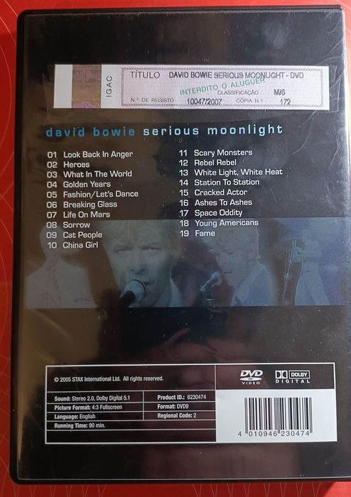 DVD -  David Bowie