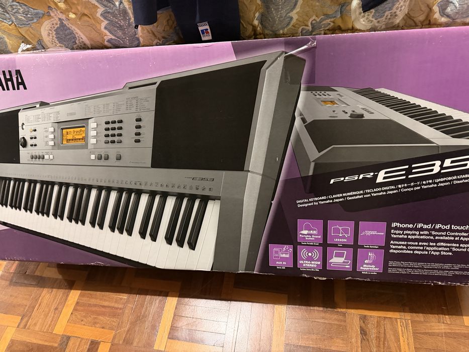 Teclado eletrico Yamaha,PSR , 353 muito bem conservado  !!
