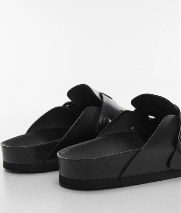 Клоги Mango Манго шкіряні 38 розмір