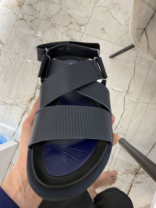 Італійські шкіряні сандалі GIAMPIERONICOLA р.43 | Made in Italy