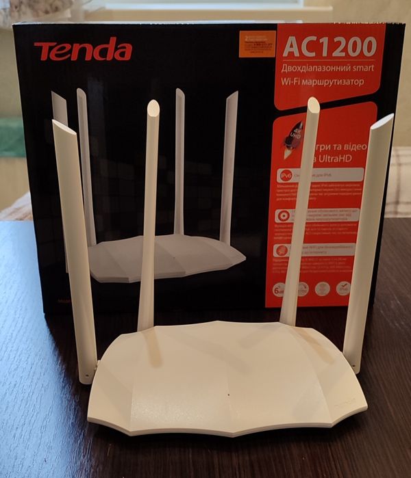 Wi-Fi-маршрутизатор Tenda AC5 (AC1200)