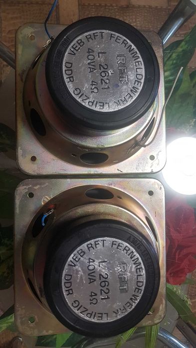 Динамики НЧ,ШП Grundig,RFT L2621+L8361 made in Germany
