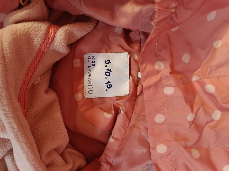 Kurtka dziewczynka 3w1 r. 110 jesień/wiosna