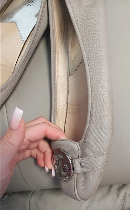 Buty baleriny ze skory Michael Kors 41