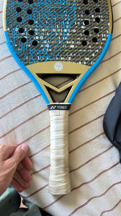 Turquiose full kevlar Raquetes beach tênis