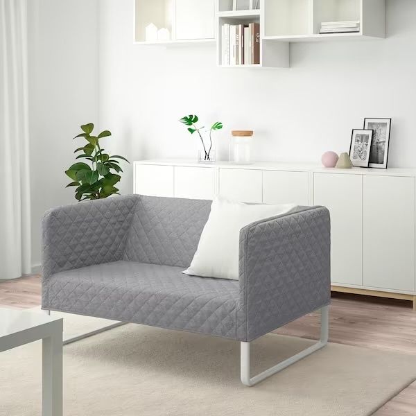 Sofa Knopparp Ikea Jasnoszara