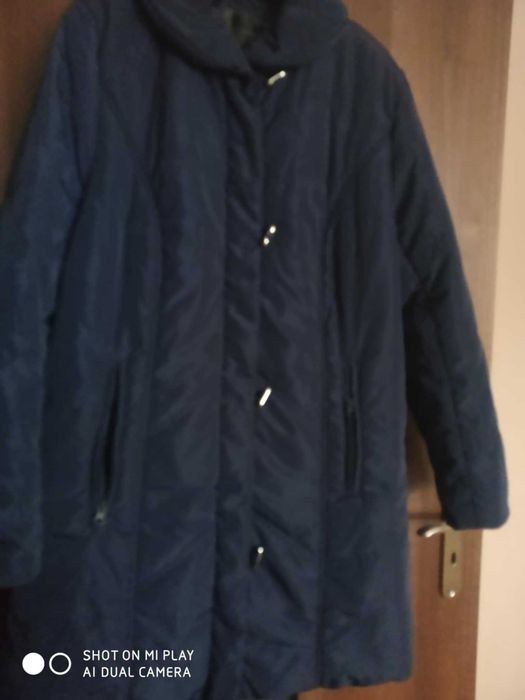 Damski pikowany płaszcz  roz 48/50