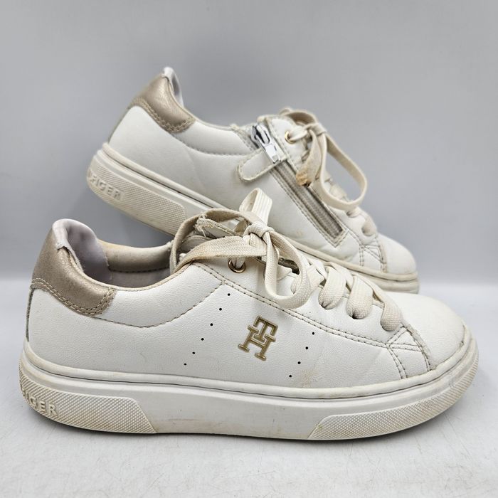 Buty Sportowe Sneakersy Damskie Tommy Hilfiger Białe Rozmiar 32