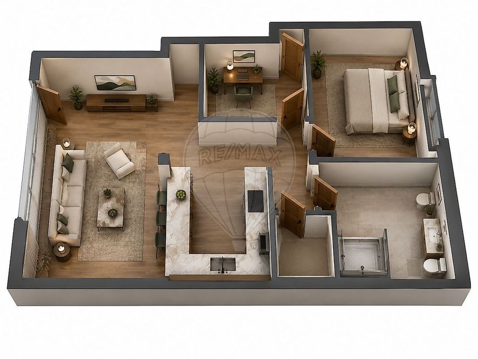 Apartamento T1 para venda