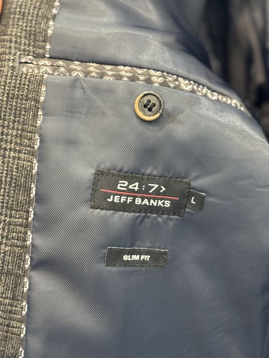 Піджак jeff banks 24:7 slim fit, розмір l жакет пиджак