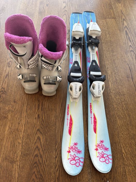 Narty HEAD 87 cm i buty narciarskie 19.5 cm