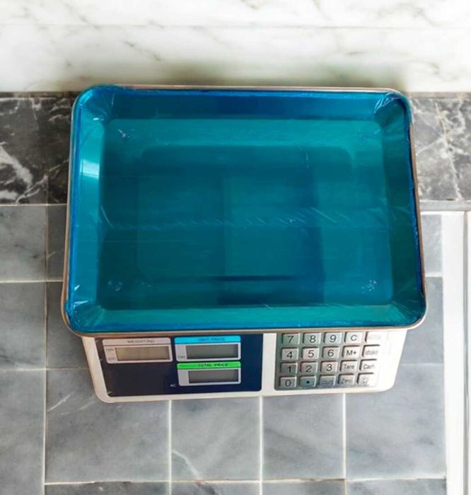 Торгівельні ваги Kitchen tech kt218, торговые весы 6 вольт 50 кг