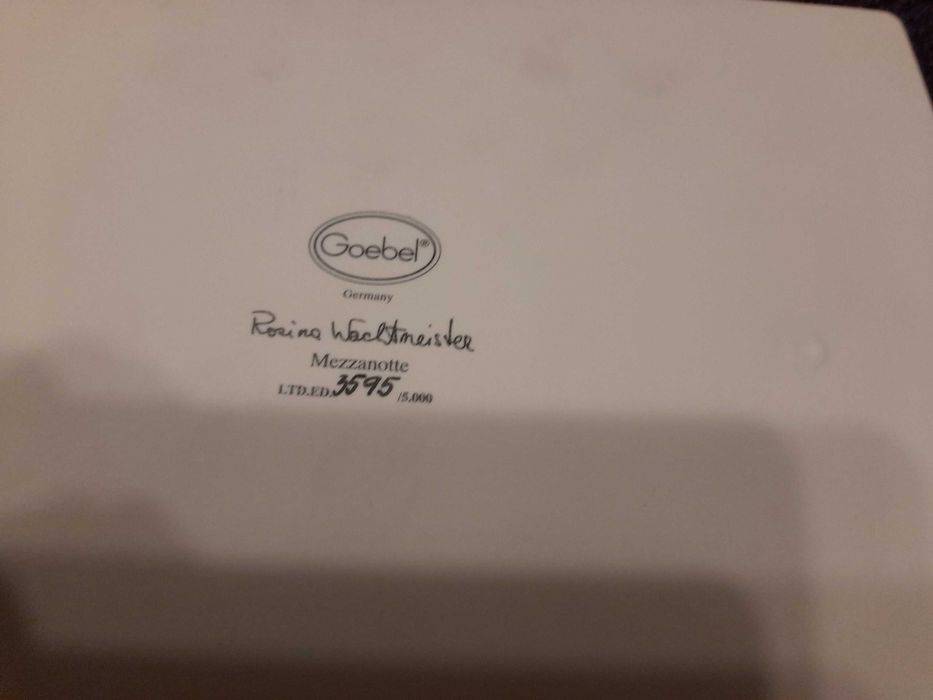 3 obrazy porcelanowe Rosina Wachtmeister Goebel limitowane