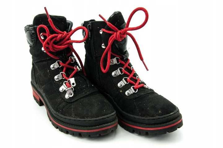 Buty s.Oliver Botki sznurowane r.36 Używane Wada