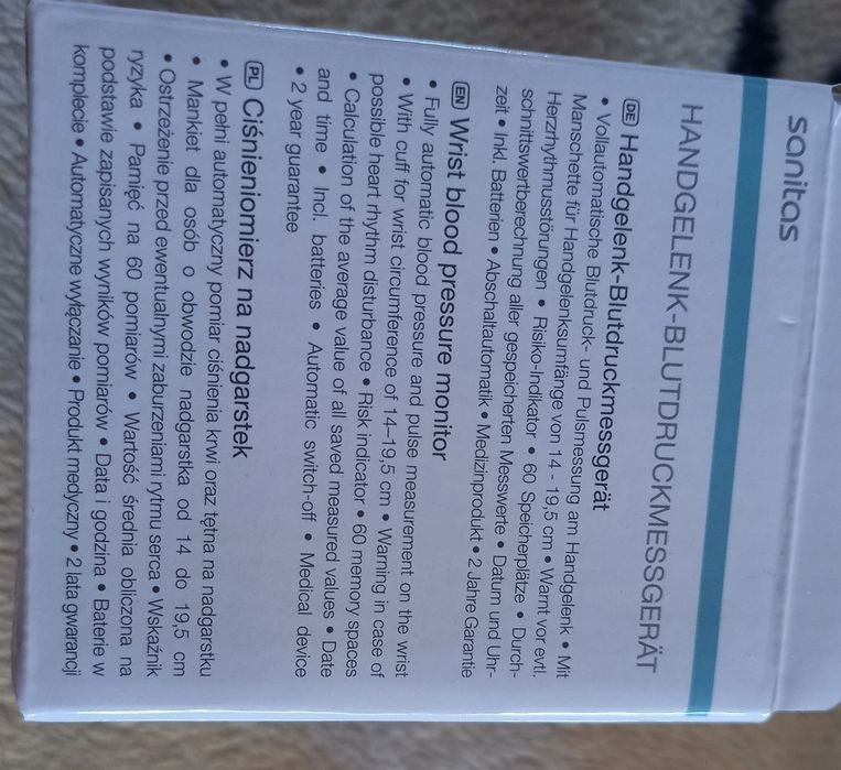 Ciśnieniomierz Sanitas