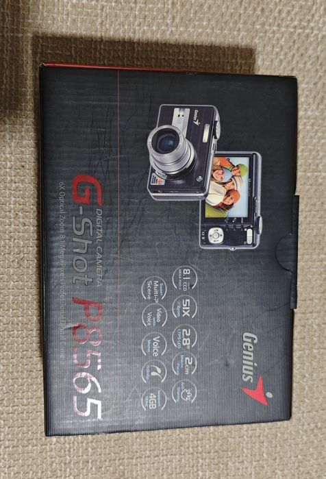 Фотоапарат Genius G-Shot P8565
H565
H565
DIGITAL CAMER/
Gisho?
H565