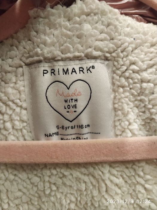 Kurtka Primark 116 cm