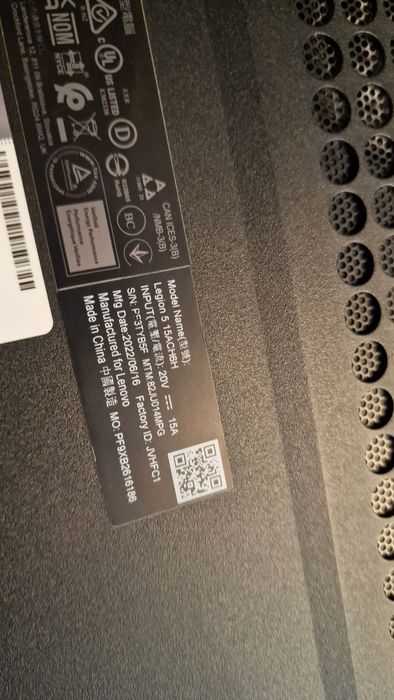 Portátil Lenovo Legion 5