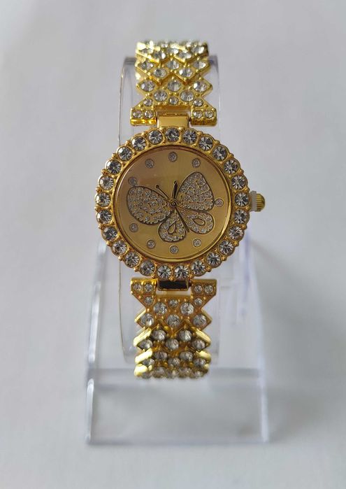 Zegarek damski kwiatek bransoleta plus bransoletka